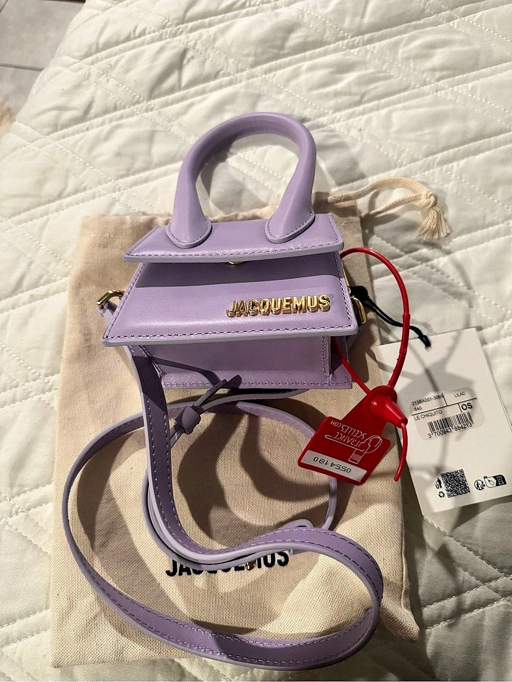 Jacquemus Le Chiquito Mini Bag in Purple NWT